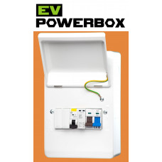 *EV POWERBOX MAX6 - 6-way IP40 A-Type RCBO Electric Vehicle Enclosure - A-Type RCBO B/C Curve with SPD and 100A Main Switch 